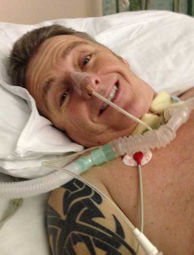 Michael Bonney, down not out.